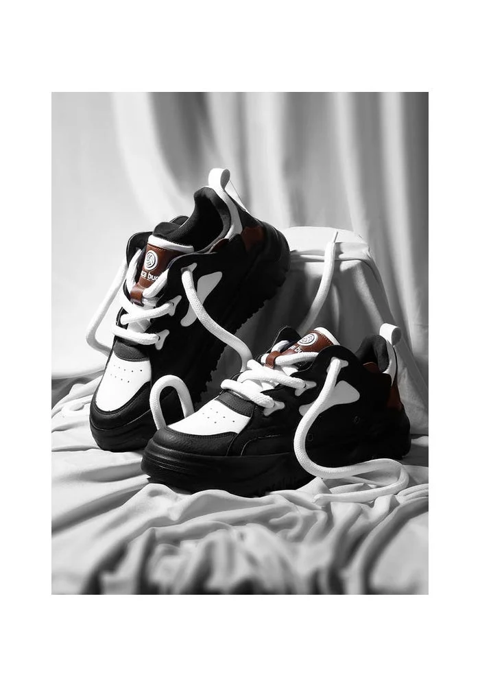 Bacca Bucci Black OG TerraForge Low-Top Series bold Street-Ready Sneakers for Men | Best Price UAE